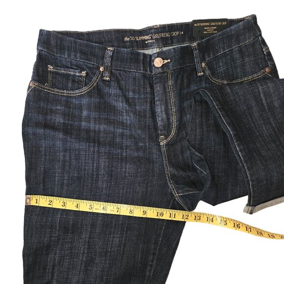 NWT CHICO'S Blue So Slimming Girlfriend Cropped Ankle Jeans Size 2 (12/14 L) - Picture 6 of 11